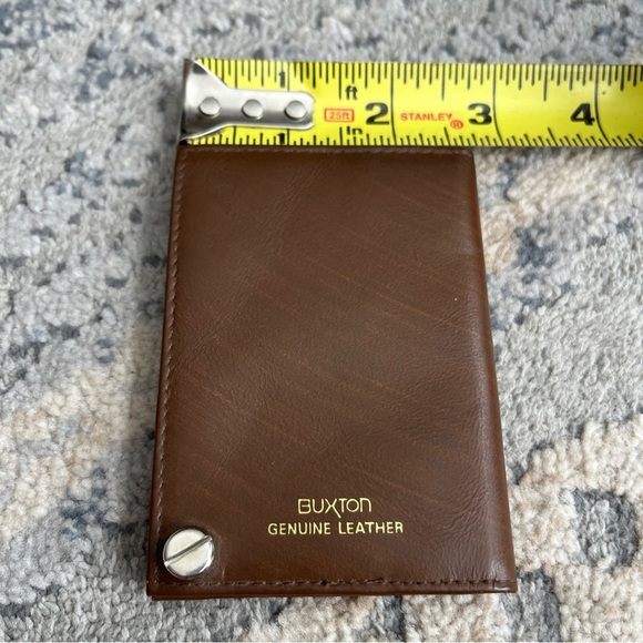 Buxton Card Fan Wallet Brown EUC Card Holder - Picture 3 of 6